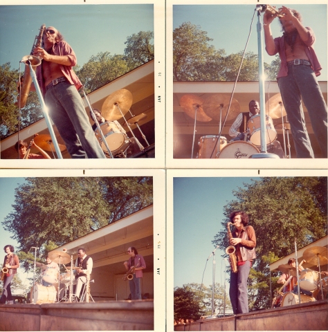 Elvin Jones Quartet - Lakefront Festival of the Arts 1972, photo via Kevin Lynch
